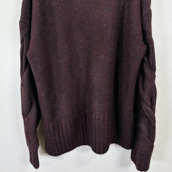 DKNY Braided Long-Sleeve Mock Neck Sweater - Picture 15 of 16